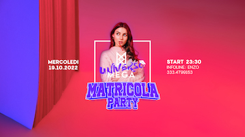 Matricola Party al Megà di Pescara