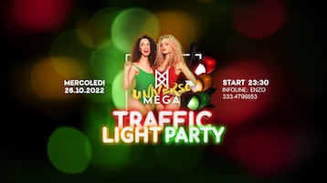 Traffic light party alla Discoteca Megà di Pescara