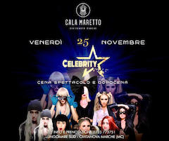 Celebrity night al Cala Maretto di Civitanova Marche