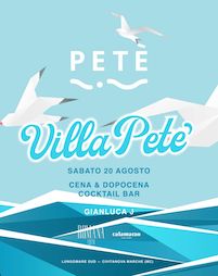 Peté Beach Club Civitanova Marche, evento Villa