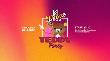 Teddy party alla Discoteca Megà di Pescara