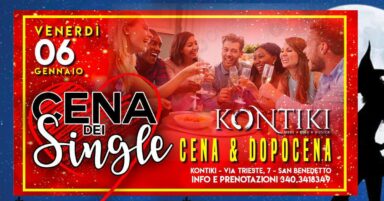Ritorna la cena dei single al Kontiki di San Benedetto