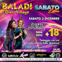 Happy Birthday Baladì disco village di Torre San Patrizio - Fermo