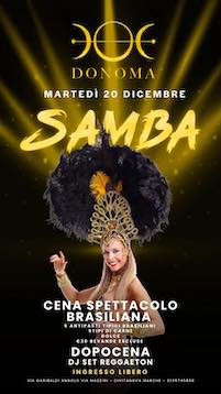 Samba di Natale alla Discoteca Donoma di Civitanova Marche