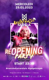 Re opening party alla Discoteca Megà