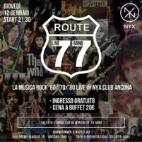 Route 77 live al Nyx di Ancona