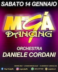 Orchestra Daniele Cordani alla Discoteca Megà di Senigallia