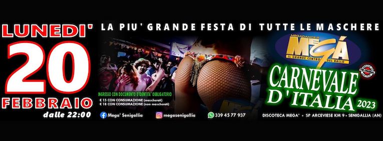 Carnevale 2023 al Megà di Senigallia