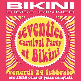Seventies Carnival Party al Bikini Cattolica