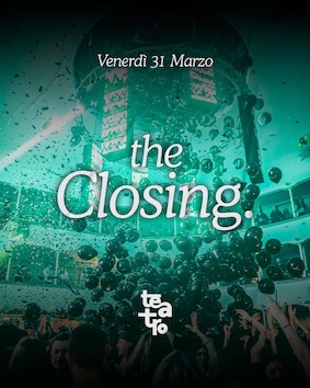 The Closing al Teatro Verdi di Cesena