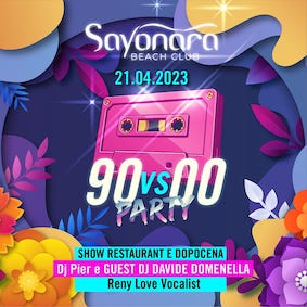 90 vs 00 party al Sayonara Tortoreto