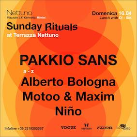 Sunday Rituals al Nettuno di Rimini