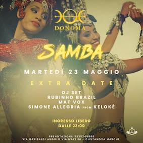 Donoma Civitanova Marche, Samba extra date