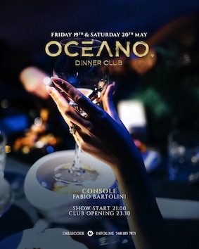 Oceano dinner club Milano Marittima, dj Fabio Bartolini
