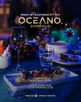 Oceano Milano Marittima, il dinner club della riviera