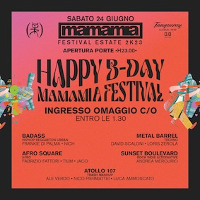 Happy Birthday Mamamia festival