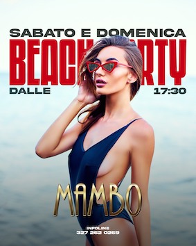 Mambo Milano Marittima, pranzo, beach party e cena