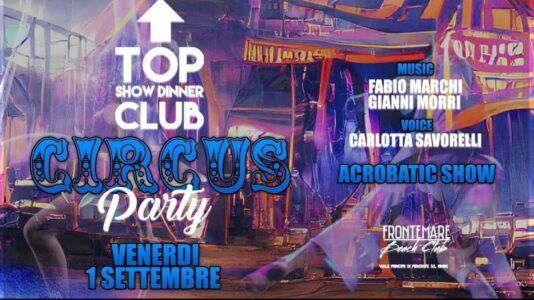 Circus party al Top Club di Rimini