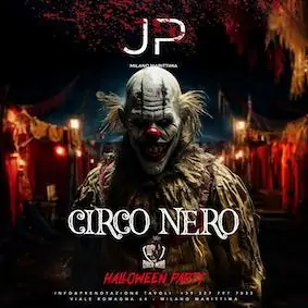 Circo Nero Halloween Party alla discoteca JP di Milano Marittima