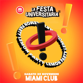 La festa universitaria con lemon party al Miami club di Monsano