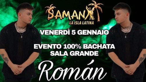 Roman live concert al Samanà a Colbuccaro di Corridonia
