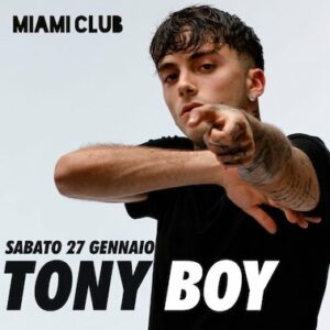 Tony Boy alla Discoteca Miami di Monsano