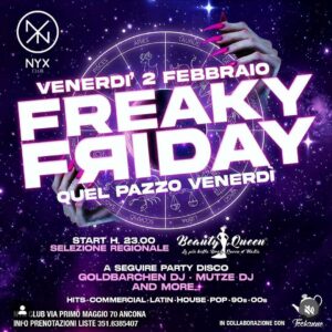 Ritorna Freaky Friday al Nyx di Ancona